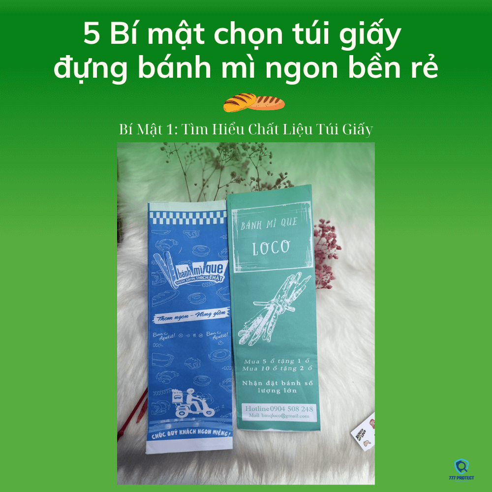 5 Bí mật chọn túi giấy đựng bánh mì ngon bền rẻ