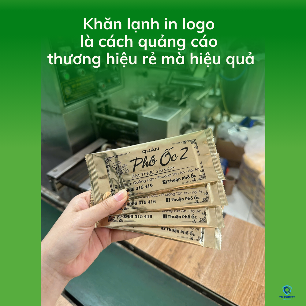 Khăn lạnh in logo là cách quảng cáo thương hiệu rẻ mà hiệu quả